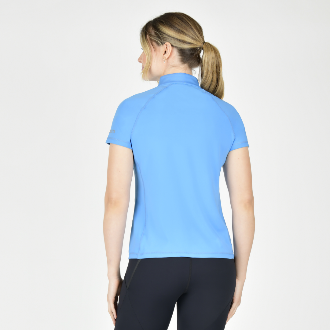 Weatherbeeta Prime Short Sleeve Top #colour_coastal-blue
