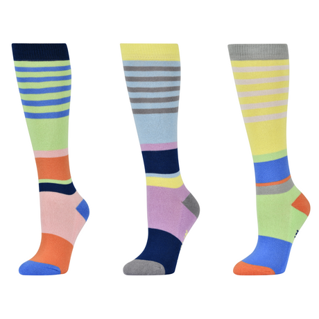 Dublin 3 Pack Socks Childs #colour_colour-block