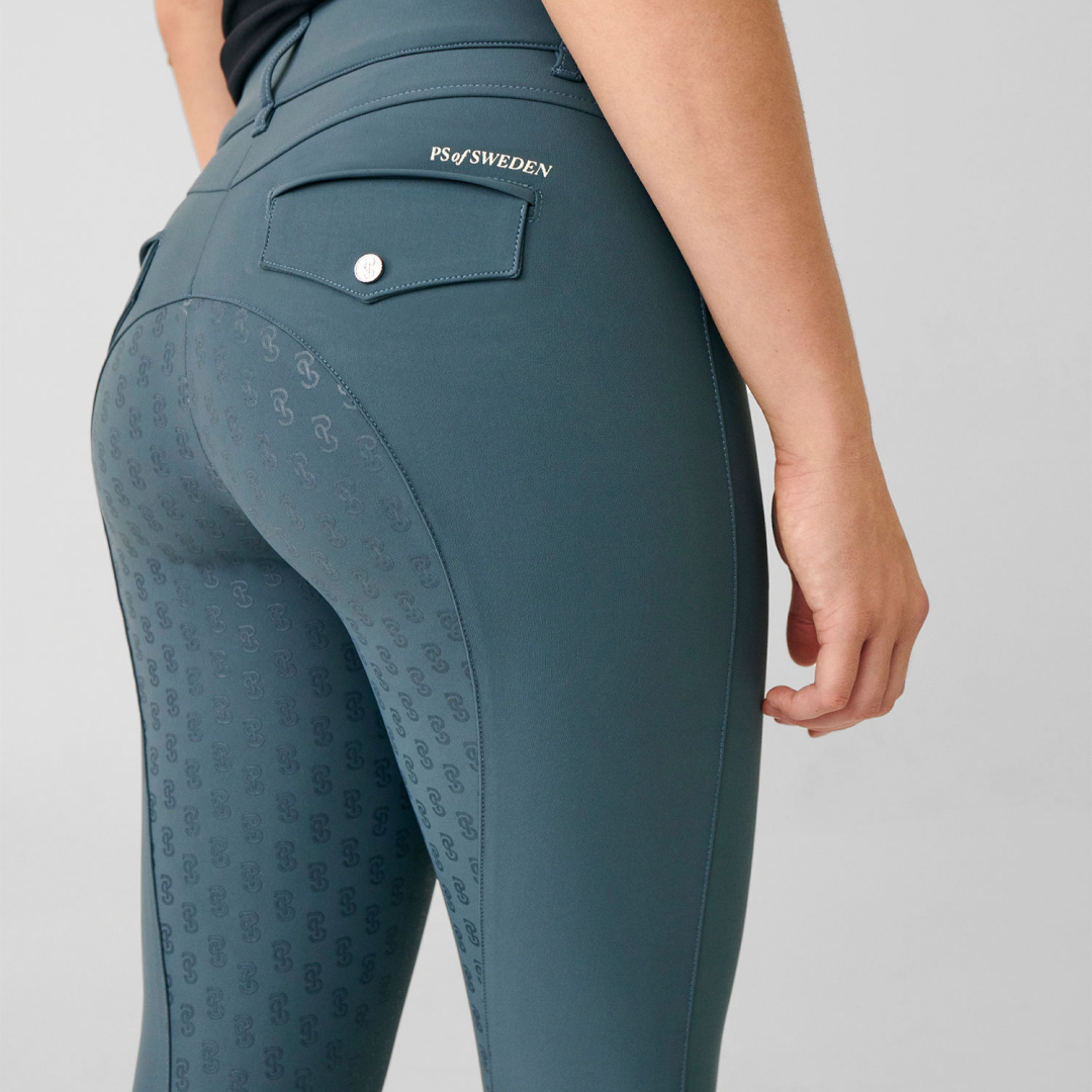 PS of Sweden Martina Full Grip Breeches #colour_storm-blue