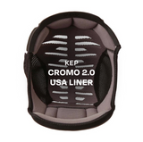 KEP Cromo 2.0 Textile Black Matt Riding Hat with USA Liner