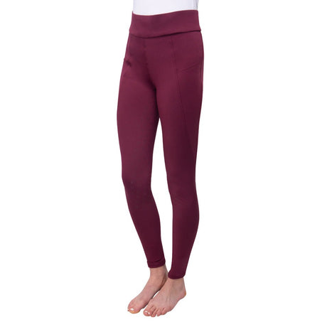 Hy Equestrian Ladies Melton Riding Tights #colour_fig