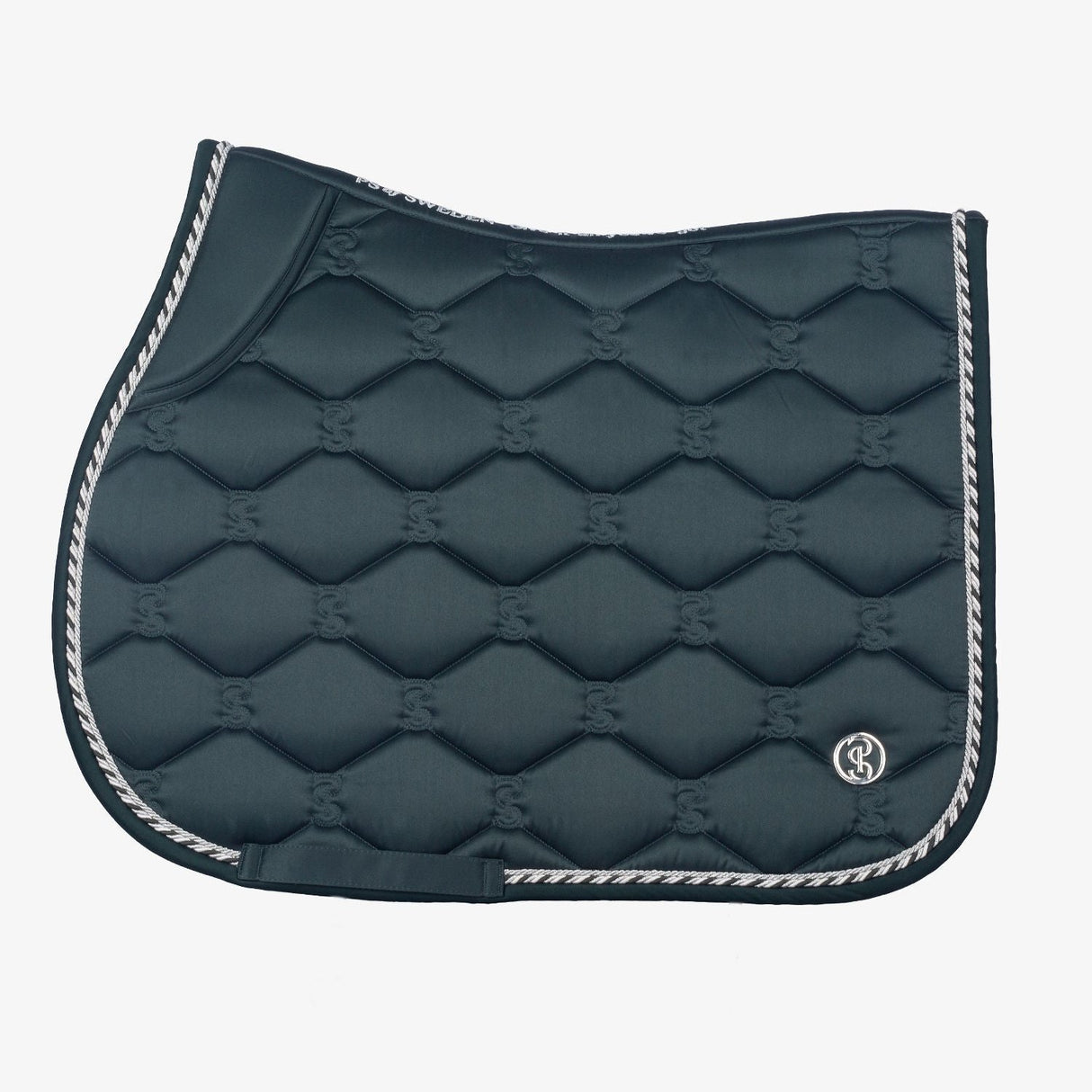 PS of Sweden Jump Signature Saddle Pad #colour_midnight-green