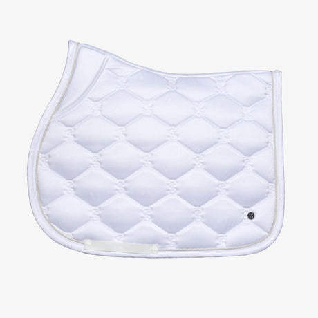 PS of Sweden White Stardust Jump Saddle Pad #colour_white