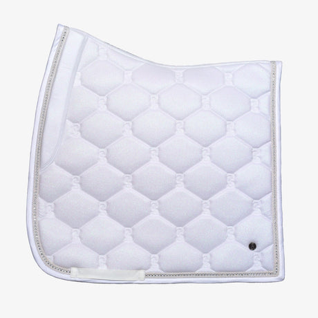 PS of Sweden Sparkly White Stardust Dressage Saddle Pad #colour_sparkly-white