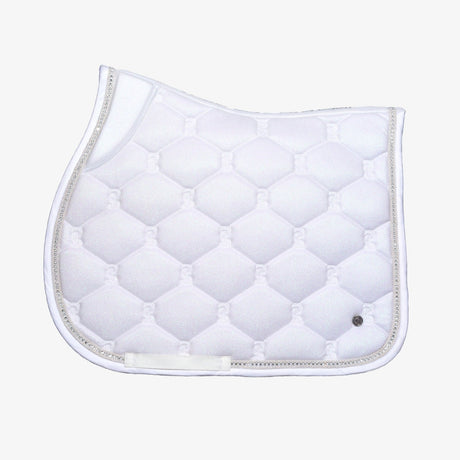 PS of Sweden Sparkly White Stardust Jump Saddle Pad #colour_sparkly-white