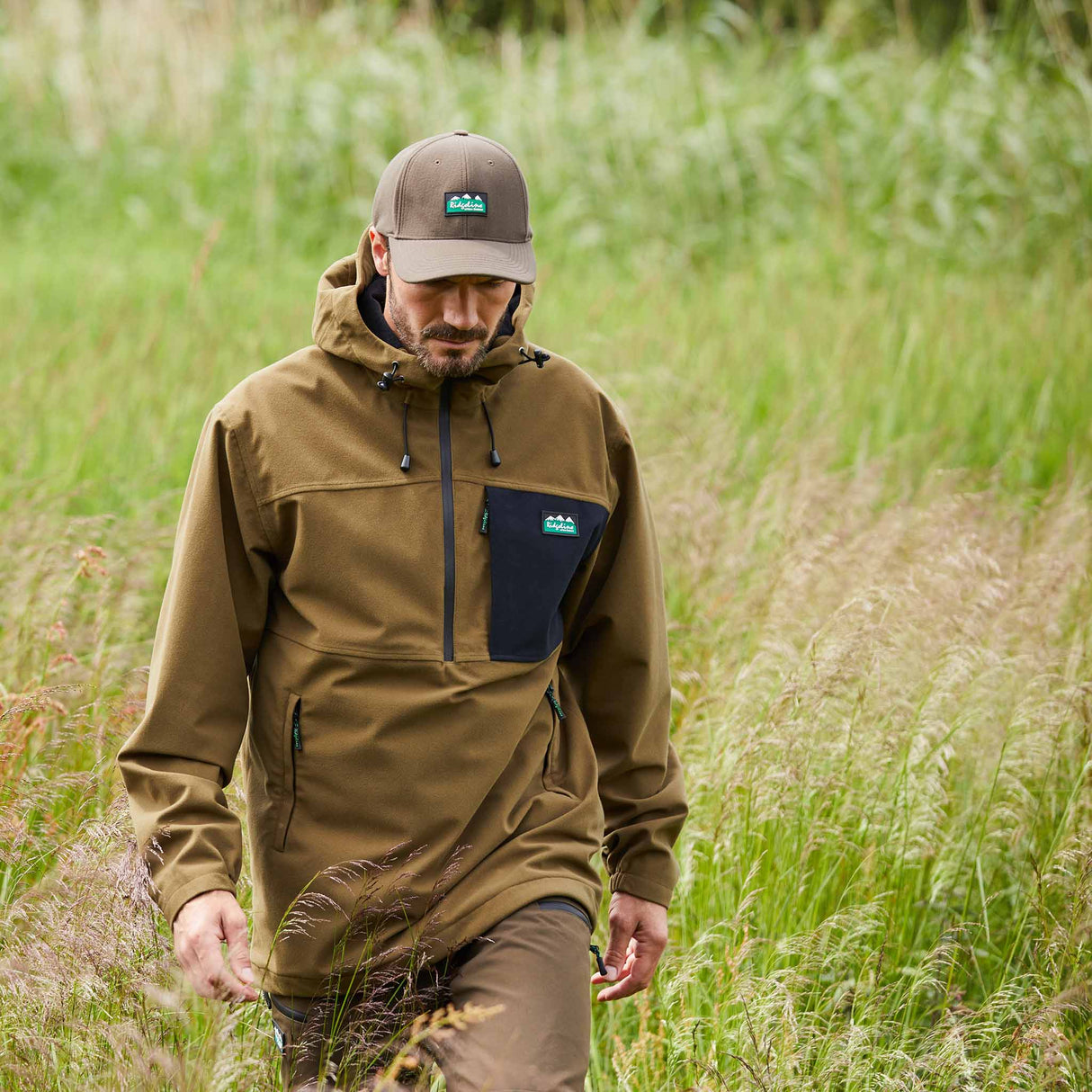 Ridgeline Unisex Tempest Smock #colour_smock-teak