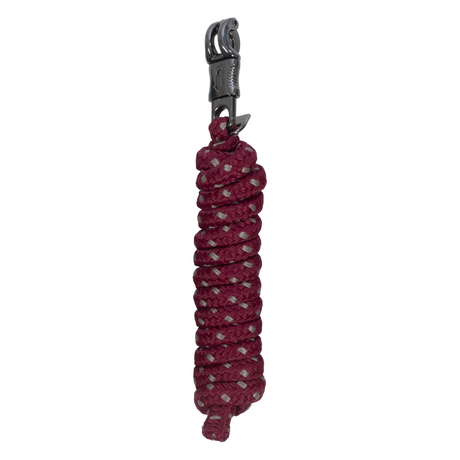  Cavallo Jean Lead Rope with Panic Hook #colour_dark-red