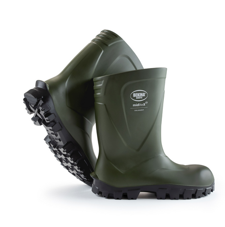 Bekina MidliteX Solid Grip Boots #colour_green