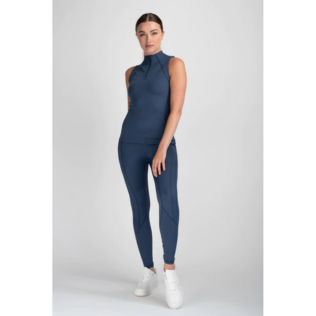 Mochara Recycled Technical Leggings #colour_indigo-blue