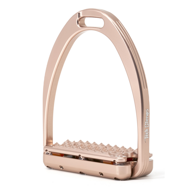 Tech Stirrups Capri Plus Adult Classic Stirrups #colour_rosegold