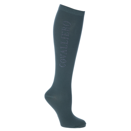 Covalliero Competition Riding Socks #colour_jade-green