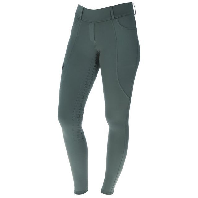 Covalliero Children's Riding Tights #colour_jade-green