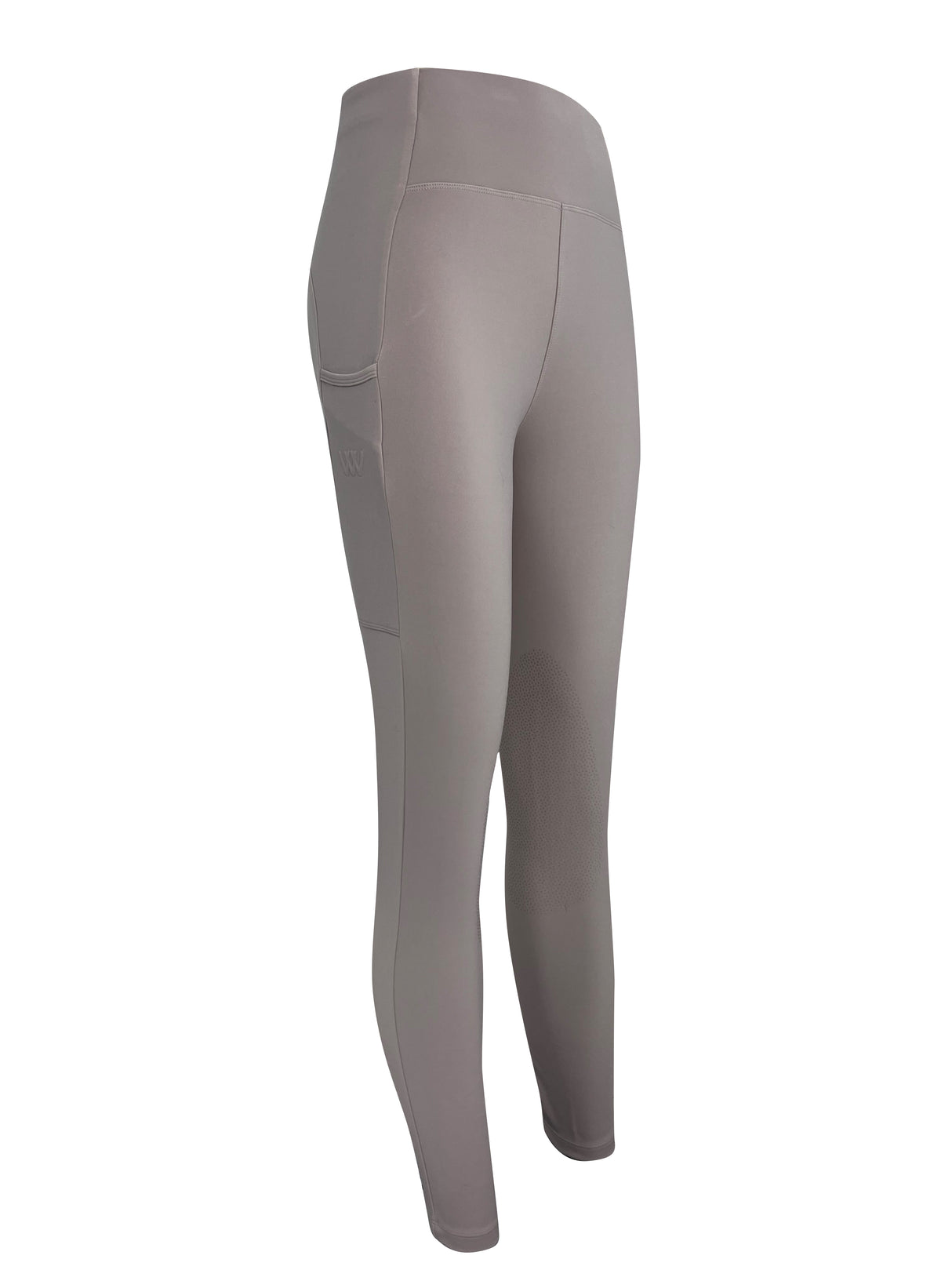Woof Wear Ladies Knee Patch Riding Tights #colour_stone