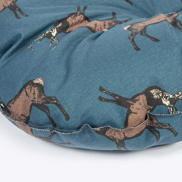 Danish Design Woodland Stag Deep Filled Quilted Mattress #colour_blue
