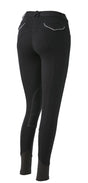 Equitheme Children's Pro Breeches #colour_black-white