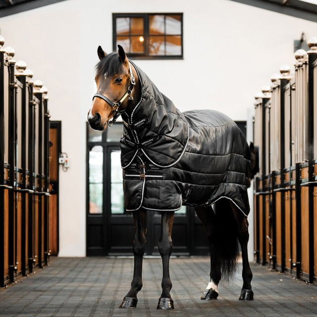 Horseware Ireland Easy-Layer 200g Stable Rug Plus #colour_black-black-silver