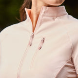 Weatherbeeta Ladies Rome Short Sleeve Riding Top #colour_blush