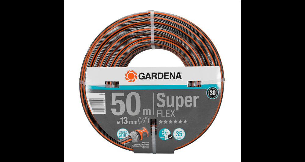 Gardena Premium SuperFLEX Hose 13mm (1/2") 50m