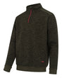 Hoggs of Fife Green King II 1/4 Zip Knit #colour_green