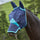 Weatherbeeta Comfitec Fine Mesh Mask with Ears & Nose #colour_navy-turquoise