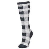 Dublin Cosy Boot Socks #colour_black-checkered