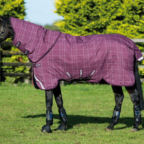 Horseware Ireland Rhino Plus with Vari Layer Heavy 450g #colour_burgundy