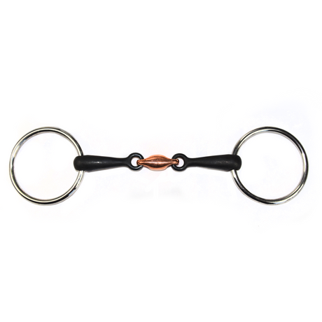 GS Equestrian Sweet Iron Loose Ring Snaffle with Lozenge Bit