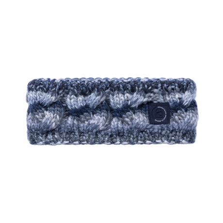 Cavallo Bjork Coarse Knit Headband #colour_dark-blue
