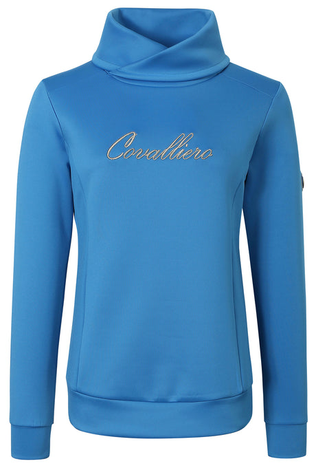 Covalliero Ladies Shawl Collar Sweater #colour_aqua