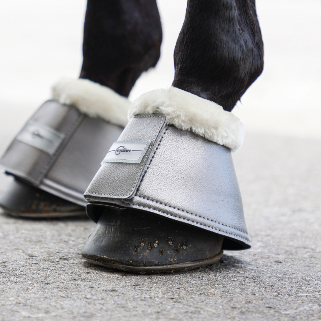 Covalliero Fleece Lined Bell Boots #colour_silver