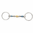 Shires Blue Sweet Iron Loose Ring With Roller Link