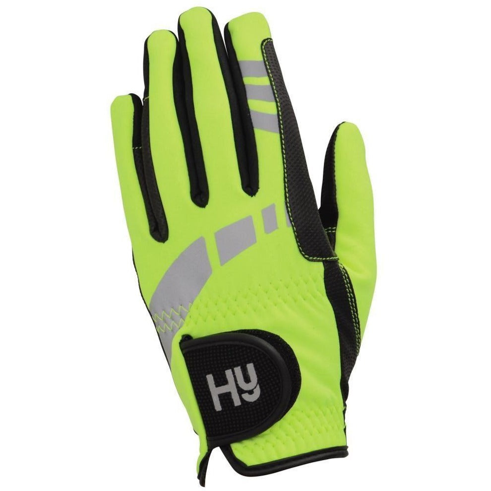 Hy5 Extreme Reflektierende Softshell-Handschuhe – Erwachsene – Gelb
