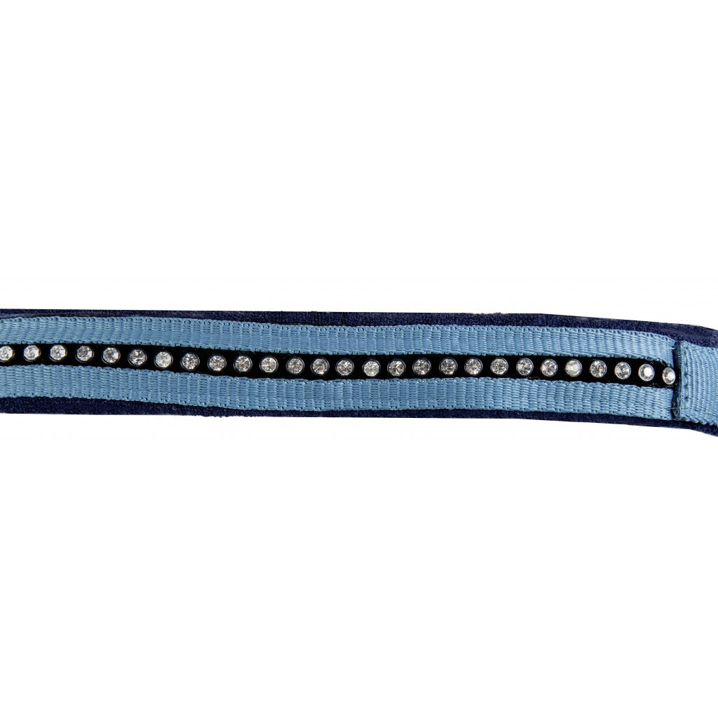 HKM Head Collar & Lead Rope Set -Crystal- Soft Padded