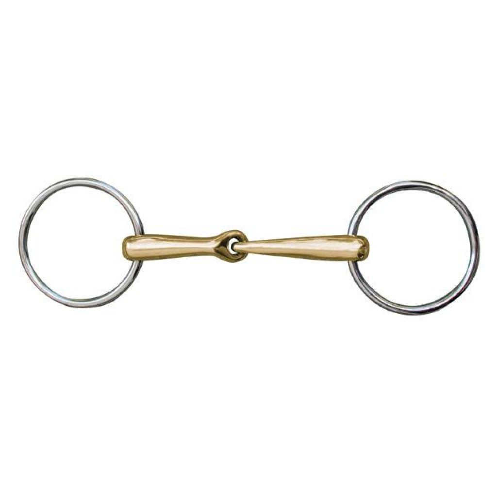 HKM 18mm Loose Ring Anatomic Snaffle With Argentan Coating