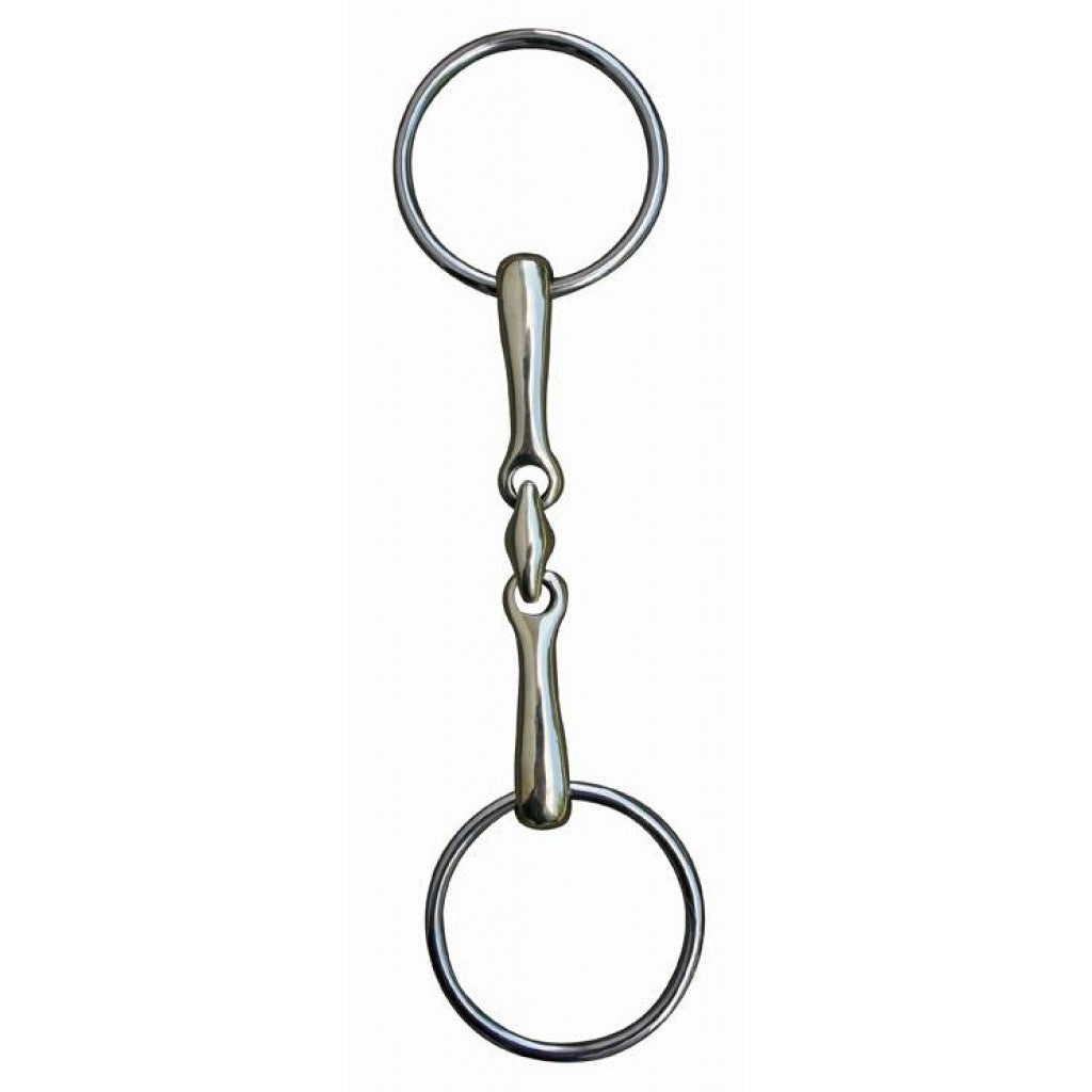 HKM Loose Ring Snaffle & Lozenge With Stainless Steel 16mm