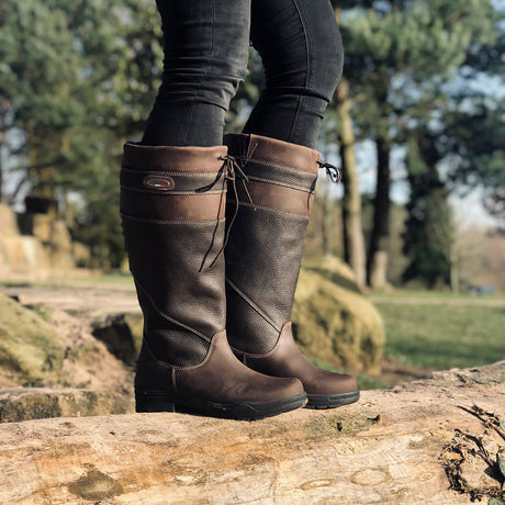 Brogini Warwick Ladies Pull-On Country Boots #colour_brown