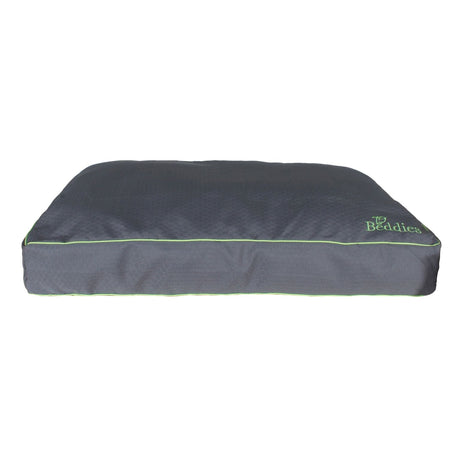 Beddies Waterproof Mattress #colour_charcoal/lime