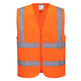 Portwest Hi-Vis Zipped Vest #colour_orange