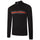 Dare2b Elite Unite Us 1/4 Zip Knitted Sweater #colour_black-amber-glow