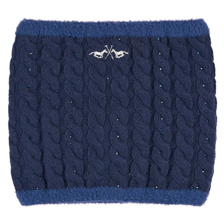 HV Polo Luna Cable Knit Snood #colour_navy