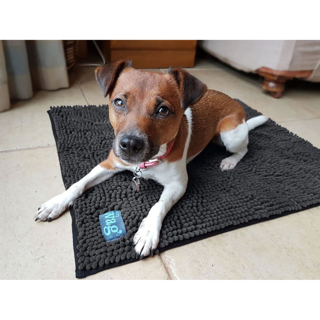 Henry Wag Microfibre Noodle Pet Mat #colour_grey/blue