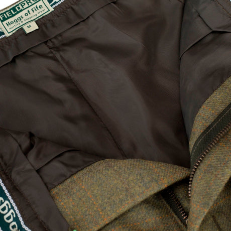 Hoggs of Fife Kinloch Men's Technical Tweed Field Breeks #colour_autumn-bracken