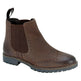 Hoggs of Fife Ladies Brogue Chelsea Boots #colour_brown
