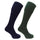 Hoggs of Fife Plain Turnover Top Socks #colour_dark-olive-dark-navy