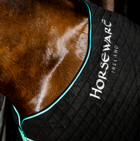 Horseware Ireland Autumn Cooler #colour_black/aqua/silver