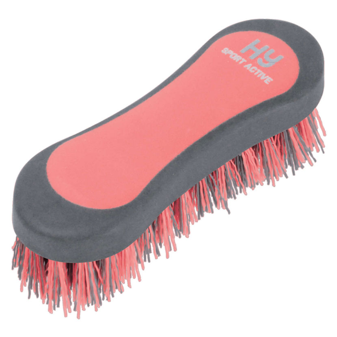 Hy Sport Active Hoof Brush #colour_coral-rose