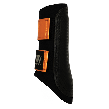 Woof Wear Reflective Club Boot #colour_black-orange