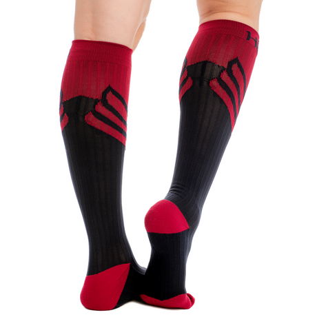 Horseware Ireland Sports Compression Socks #colour_navy-spiced-berry
