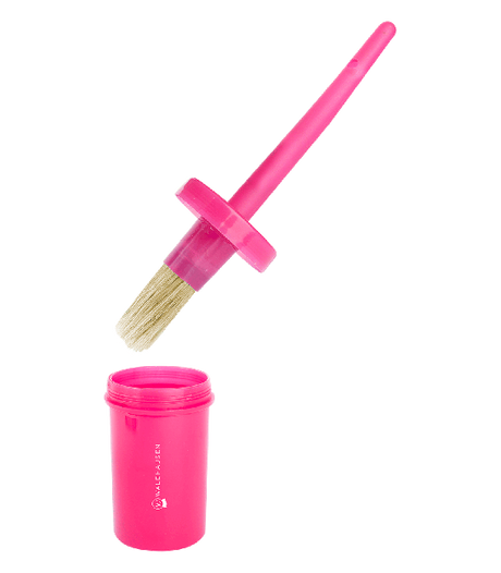 Mackey Hoof Brush And Bottle #colour_pink
