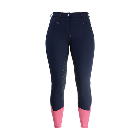 Coldstream Learmouth Ladies Breeches #colour_navy-raspberry-sorbet